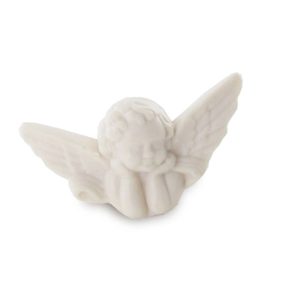 Savons sujets Ange blanc amande - Sachet 10