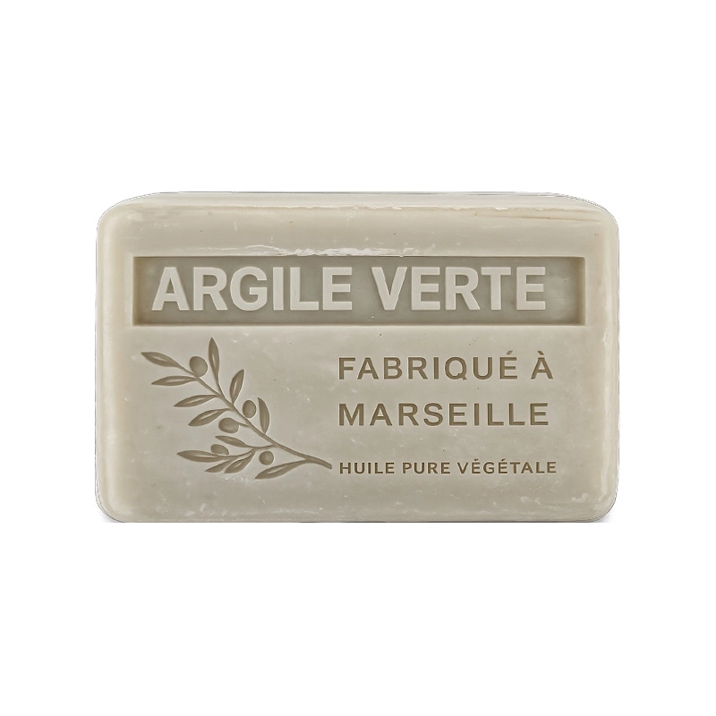 8 savons 125g non filmés - ARGILE VERT