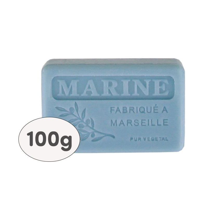 9 Savons 100g filmés, étiquetés - MARINE