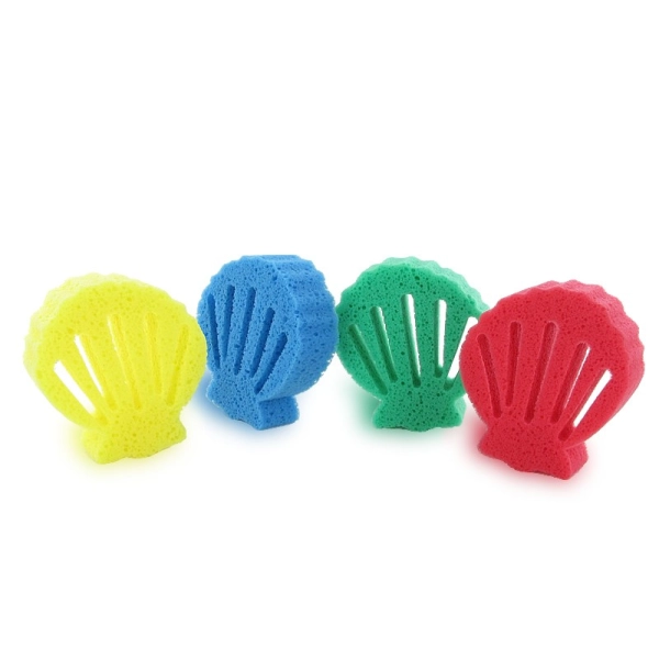Eponge ludique coquillage - Vert