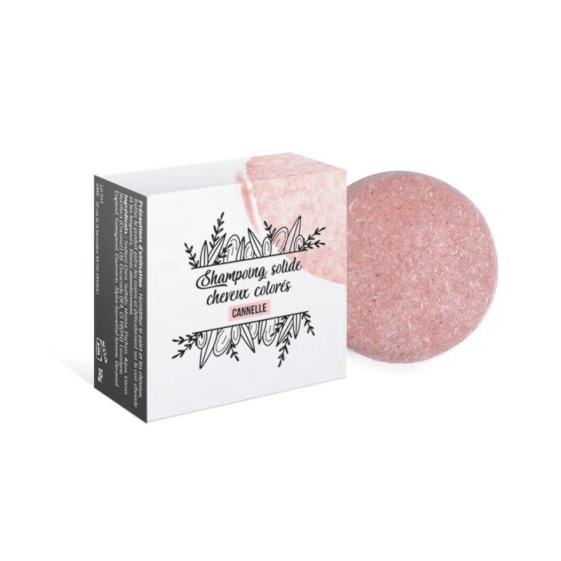 Shampoing solide rouge - Boîte de 18 