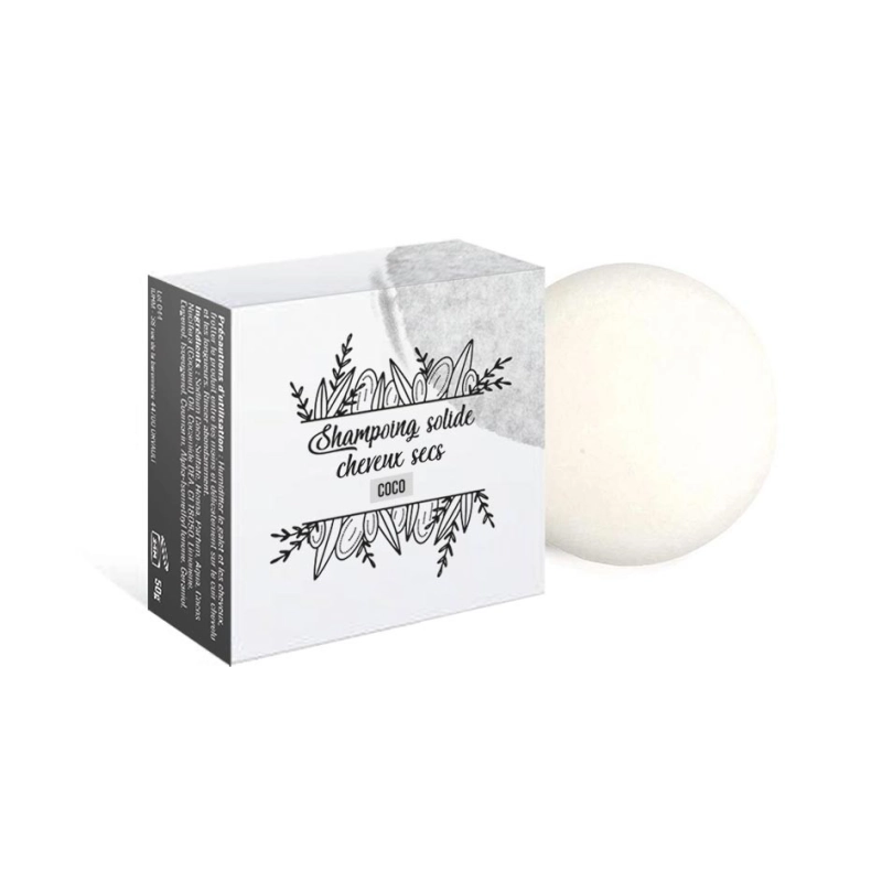 Shampoing solide blanc - Boîte de 18 