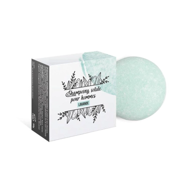 Shampoing solide vert amande - Boîte de 18 