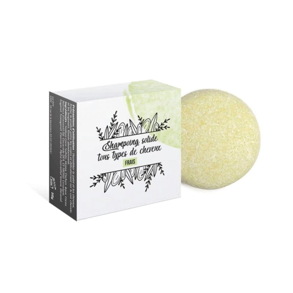 Shampoing solide vert pomme - Boîte de 18 