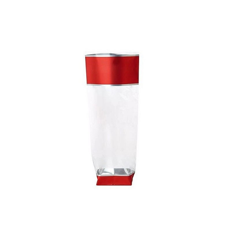 Sachet fond carton bande rouge