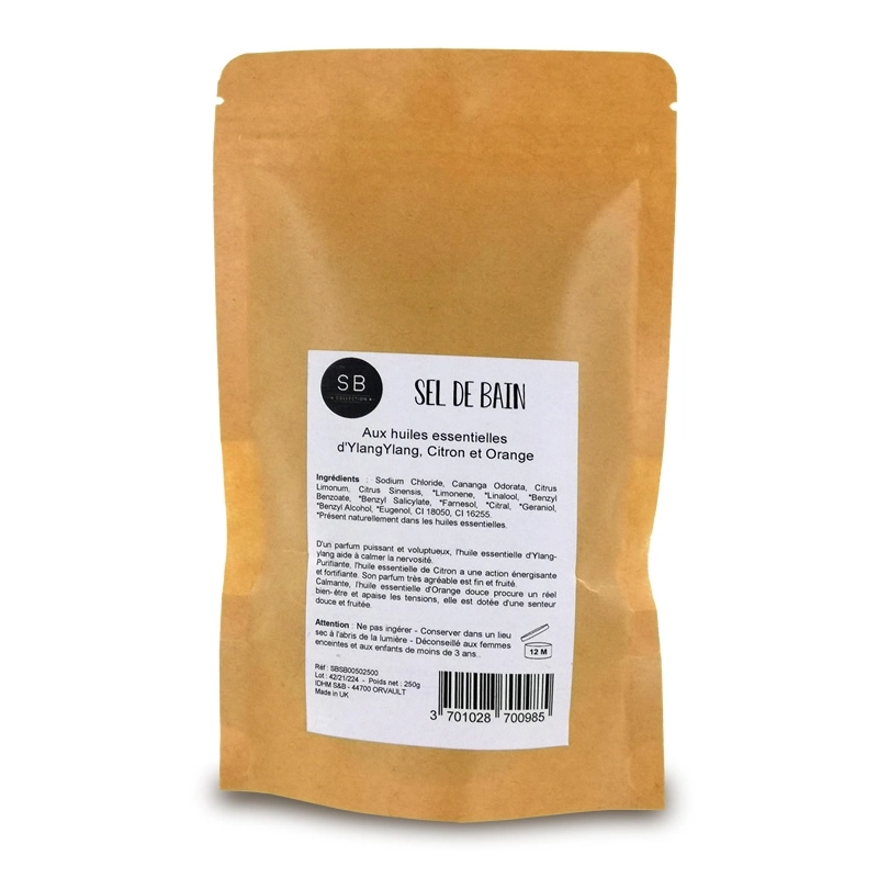 Sels de bain - YlangYlang, Citron et Orange