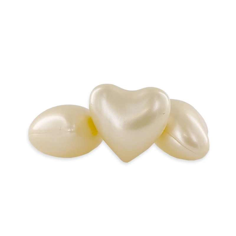Perełka do kąpieli w kształcie serca o zapachu wanilii - Opakowanie 50 szt 