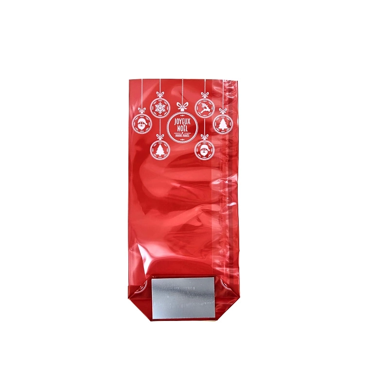 Sachet confiseur fond carton dentelle blanche