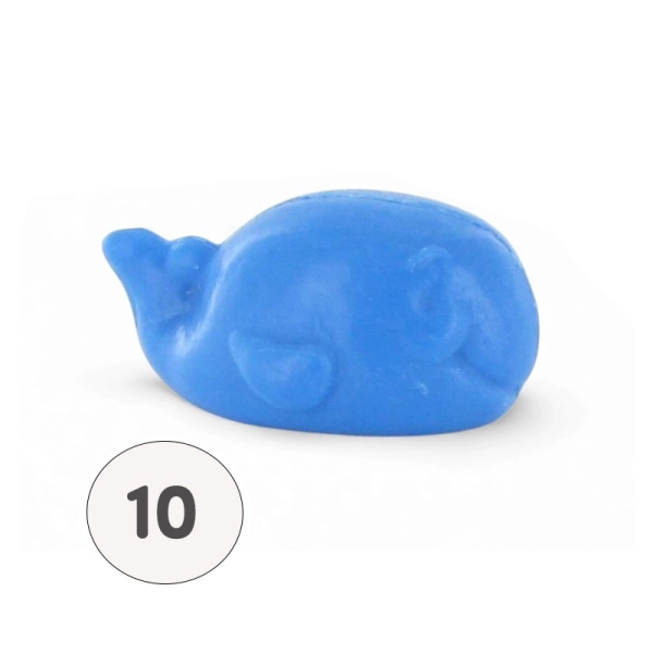 Savon forme dauphin bleu - Sachet 10